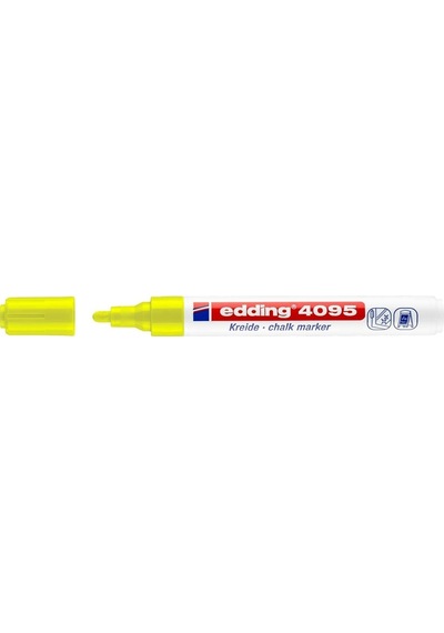 Edding 4095 Likit Tebeşir Kalemi - 2-3 Mm - Neon Sarı