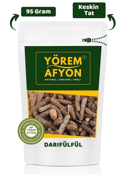 Yörem Afyon Baharatların Kralı El Seçmesi Darıfülfül, Uzun Biber, Tiflis Biberi 95gr.