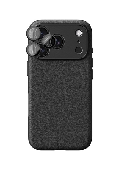İphone 18 Pro Kılıf M-safe Özellikli Airbag Tasarımlı Amazingthing Glamour Slens Serisi Kapak Siyah
