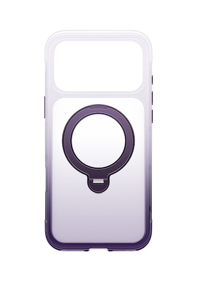 Apple Uyumlu iPhone 18 Pro Max Kılıf Wiwu As-204 Aeroshield Aurora Ultra Serisi M-safe Airbagli Standlı Kapak Mor