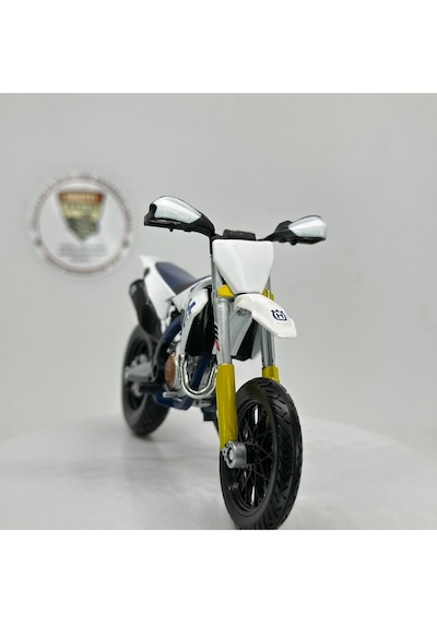 Husqvarna Fs 450 1:18 Diecast Model Motosiklet Detaylı Metal Maketna