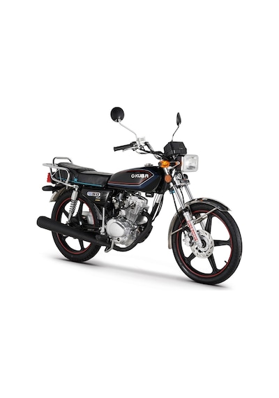 Kuba CG50 RX Çelik Jant Motosiklet Siyah