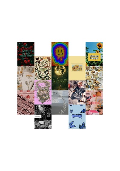 15'li A5 Orora Retro Duvar Kağıdı Poster Seti Vintage Estetik Duvar Kolajı Oda Süsleme Afiş Seti