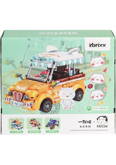 P885304 Panlos Brick - One Meow Serisi - Tangyuan'ın Arabası 622 Parça Yapım Seti