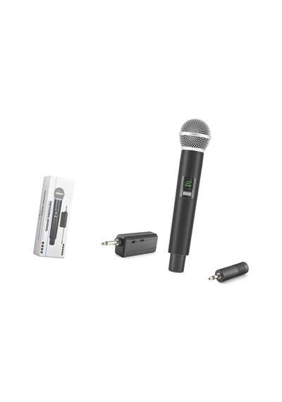 Uhf Kablosuz Mikrofon 6.35 Mm Siyah Hdx2801 Evimdeyokyok