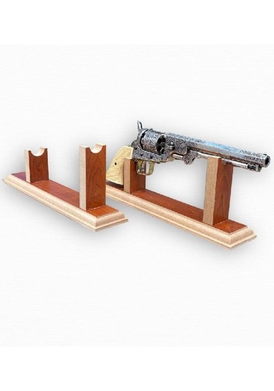 Denix Ahşap Revolver Masa Standı 33cm