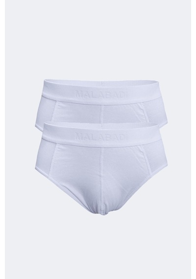 Malabadi Beyaz Erkek 2 Li Modal Slip Külot 052 Beyaz