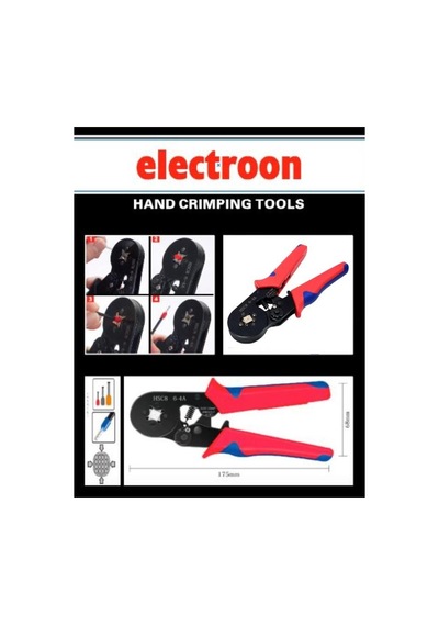 Electroon Elc-884 Hsc8 6-4a 4 Köşe Terminal Sıkma Pensesi