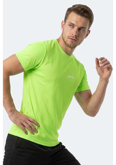 Slazenger Herrera Erkek Neon Yeşil Tişört