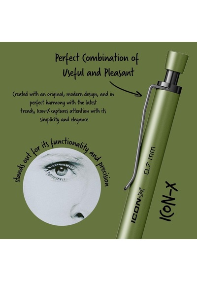 Scrikss Office Icon-x Metal Versatil 0.7 Mm Yeşil Genel