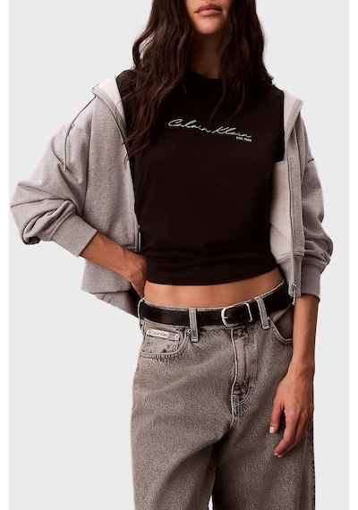 Calvin Klein Bayan T Shirt Lv047f820g Ub1 Siyah