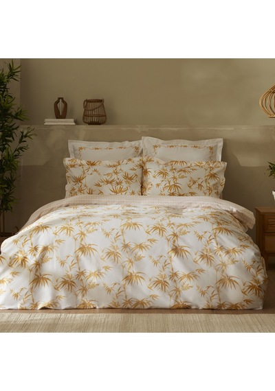 Karaca Home Grove Bambu Çift Kişilik Nevresim Takımı Sarı