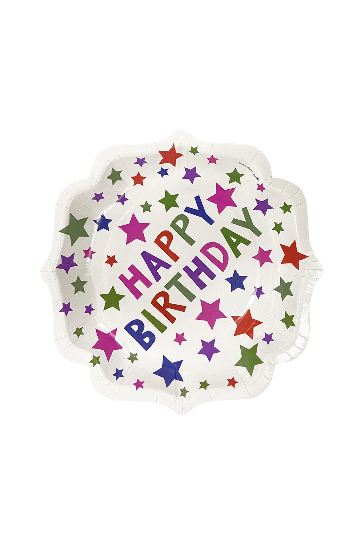 Happy Brithday 16 Kişilik 96 Parça Kullan At Set Karton Tabak-karton Bardak-kağıt Peçete-plastik Çatal-bıçak 1