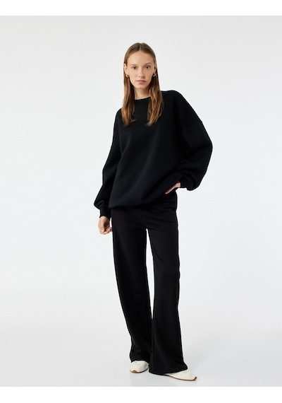 Koton Uzun Kollu Bisiklet Yaka Oversize Pamuklu 2'li Sweatshirt Seti Multıcolor 6wal10305ık Mavi Koton Uzun Kollu Bisiklet Yaka Oversize Pamuklu 2'li Sweatshirt Seti Multıcolor 6wal10305ık Mavi