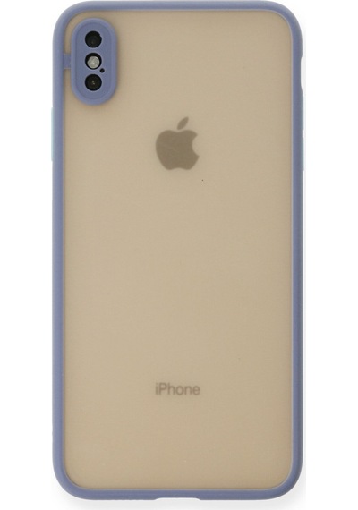 Apple iPhone Uyumlu,  Xs Max Kılıf Montreal Silikon Kapak - Gri