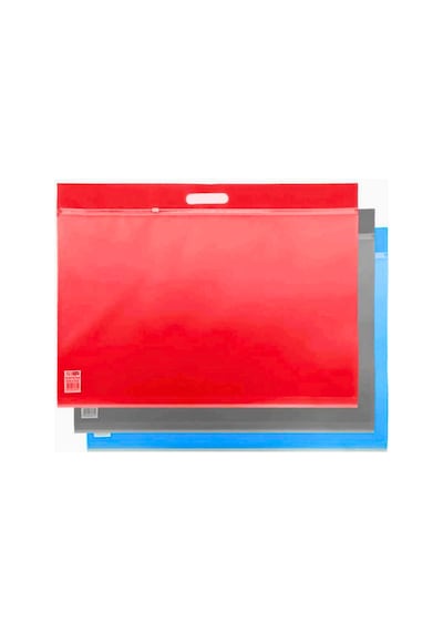 Tutmaçlı 25x35 Cm Ödev Dosyası Resim Ve Proje Dosyası 1 Adet 28x38cm Çok Renkli