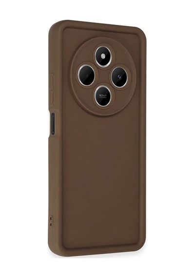 Newface - 990 - Xiaomi Redmi 14c Kılıf Viera Silikon - Csmo-tex - - Kahverengi