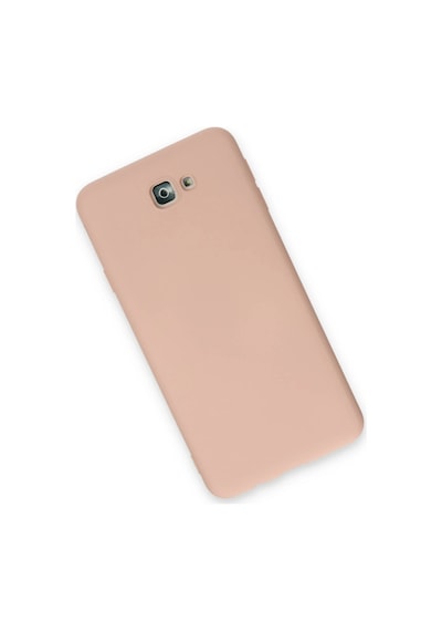 Cosmotex Newface Samsung Galaxy Uyumlu  J7 Prime Kılıf Nano İçi Kadife Silikon - Pudra