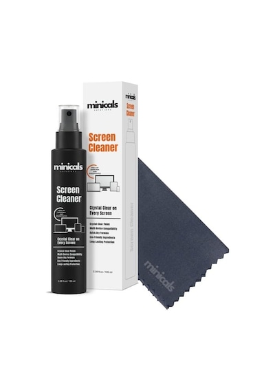 Telefon, Tablet Ve Bilgisayar İçin Ekran Temizleyici Sprey & Mikrofiber Bez 100ml Pro