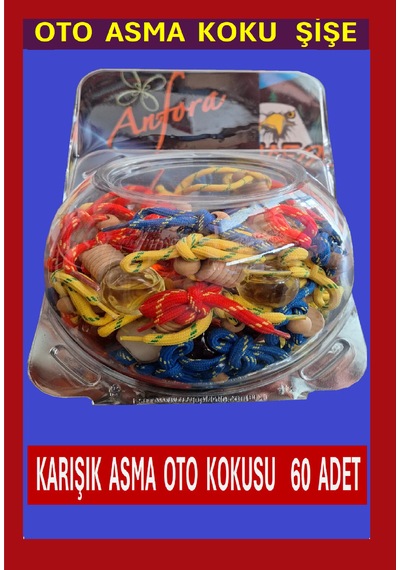 Karışık Asma Oto Kokusu 60 Adet 001