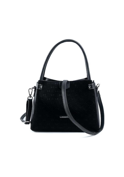 Silver Polo Sp1254 Kadın El Çantası Fashion Siyah-siyah