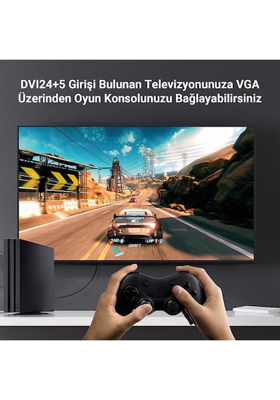 Veggieg Dvı 24+5 To Vga Dönüştürücü Çevirici Adaptör