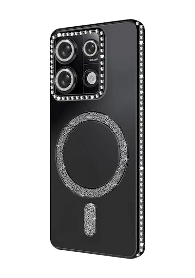 Newface Xiaomi Redmi Note 13 Pro 4g Joke Simli Magneticsafe Kılıf - Siyah