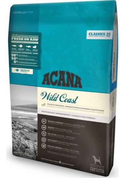 Acana Classics Wild Coast Balıklı Tahılsız Yetişkin Köpek Maması 14.5 KG