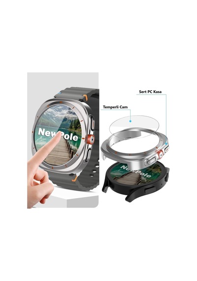 Samsung Galaxy Watch 6 40mm İçin Ultra Görünümlü Ekran Koruyucu Kılıf - Tam Kaplayan Kasa Koruyucu Çok Renkli Samsung Galaxy Watch 6 40mm İçin Ultra Görünümlü Ekran Koruyucu Kılıf - Tam Kaplayan Kasa Koruyucu Çok Renkli