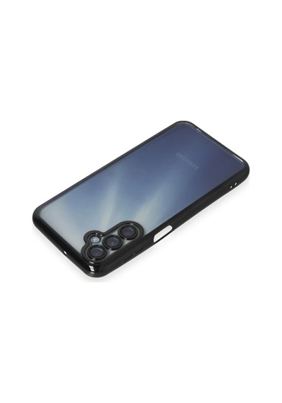 Samsung Galaxy A35 5g Uyumlu Kılıf Lensli Silikon - Siyah