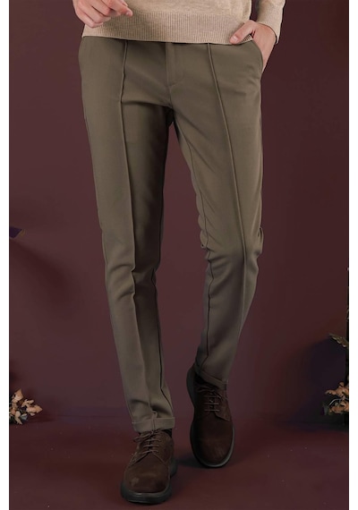 Efor P 1130 Slim Fit Bej Spor Pantolon Bej