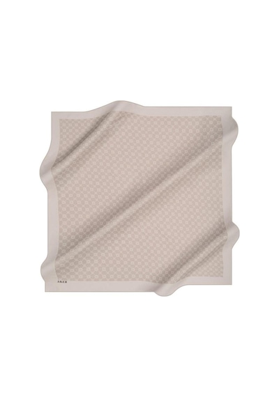 Aker Elegance Monogram Eşarp - 10905001 Vizon