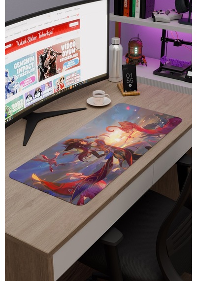 Chasca Genshin Impact Anime Gacha V2 - 70x30 Xl Gaming Mouse Pad Fare Altlığı