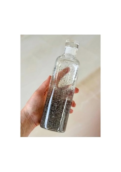 Vovo Concept Kapaklı Cam Matara 500ml Beyaz 0