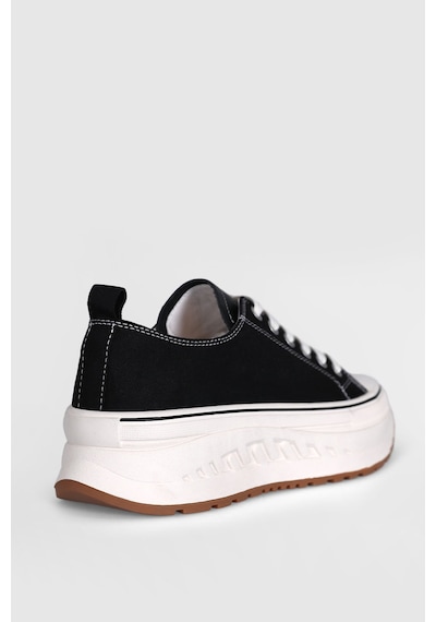 Lufian Shay Siyah Bayan Sneaker Spor Ayakkabı Siyah