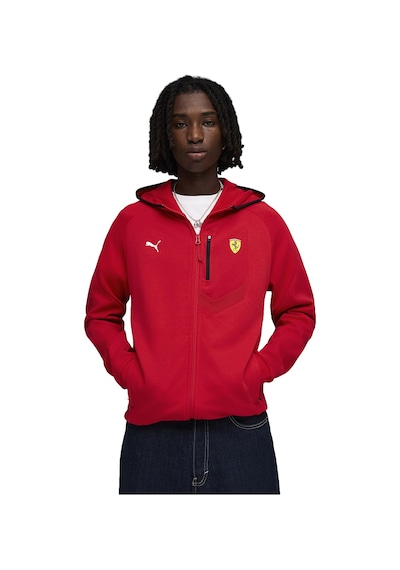 Puma Ferrari Hdd Pm1 Erkek Kırmızı Günlük Stil Sweatshirt 63424302 Kırmızı
