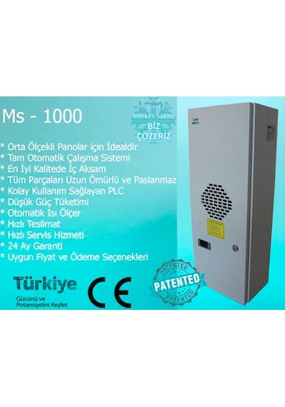 Mes Klima MS 1000 1000 W Endüstriyel Pano Klima