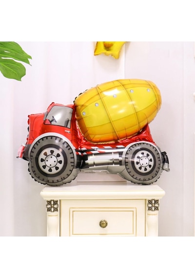 Beton Mikseri Folyo Balon 80 CM İnşaat Temalı Parti Malzemesi