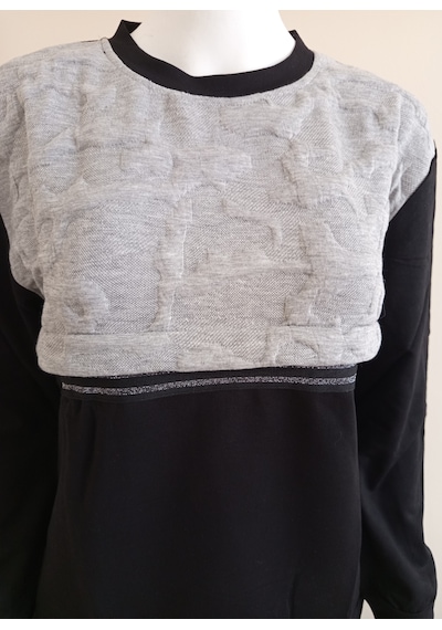 Siyah Pijama Takımı Dowry Siyah - Gri