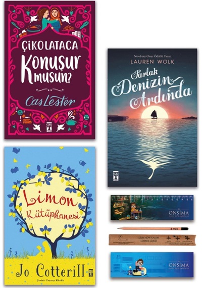 Genç Timaş Parlak Denizin Ardında - Limon Kütüphanesi - Çikolataca Konuşur Musun Set 3 Kitap