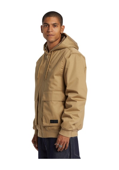 Dc Escalate Padded Workwear Jacket Erkek Günlük Mont Kahverengi Kahverengi