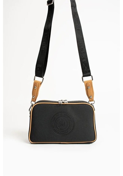 Just Polo Kadın Lakost Ayarlanabilir Askılı Çapraz Omuz Çantası Shoulder Bag Siyah - Taba