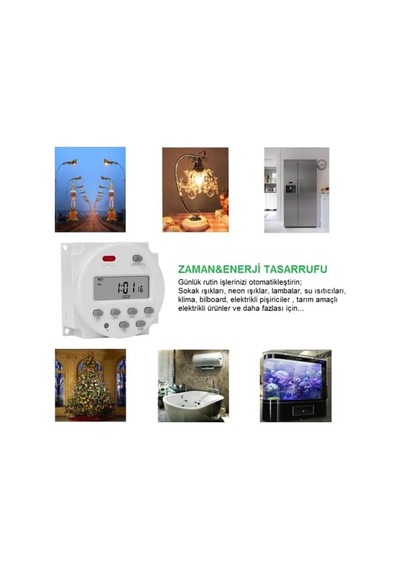 Cn101a Programlanabilir Gecikmeli Haftalık 220v Zaman Rölesi
