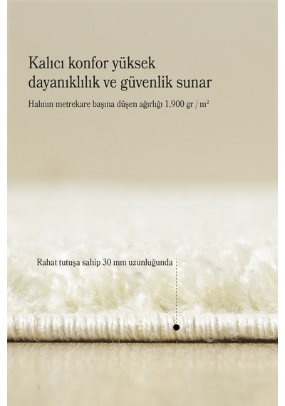 Modern Desensiz Krem Halı Salon Halısı Oturma Odası Halısı Çocuk Halısı Yumuşak Özel Ölçü Halı Krem