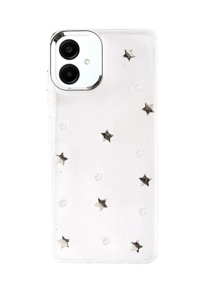 Newface Samsung Uyumlu Galaxy A07 4g Fiyonk Desenli Kapak - Desen 7 Şeffaf