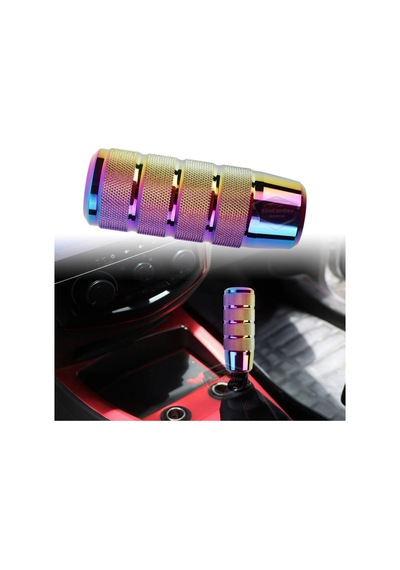 Üniversal 9.5 Cm Jdm Metal Spor Görünümlü Vites Topuzu Aparatlı Alüminyum Alaşım Otomatik-manuel Yarış Vites Kolu Bukalemun Neo Krom 00 Şüscaroto Aksesuar Diğer