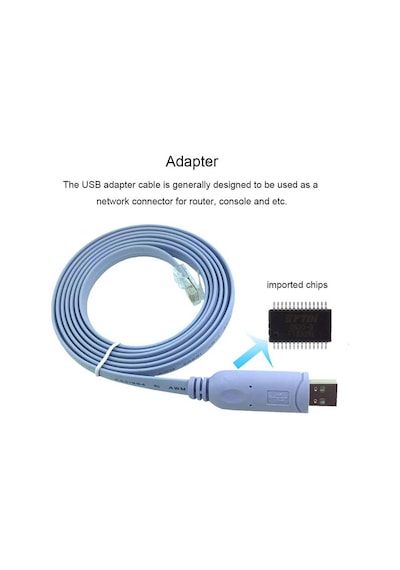 Usb 2.0 To Rj45 Cisco Konsol Kablo Ftdı Ft232rl Chipseli Cisco Uyumlu Kablo