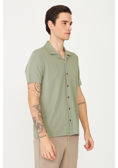 Haki Gömlek T-shirt Haki