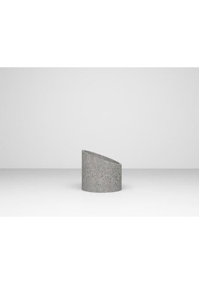 Nuano Consept Destina Serisi Yuvarlak Saksı Açık Gri 40x40