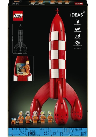 Lego 21367 Ideas Tintin Ay Roketi